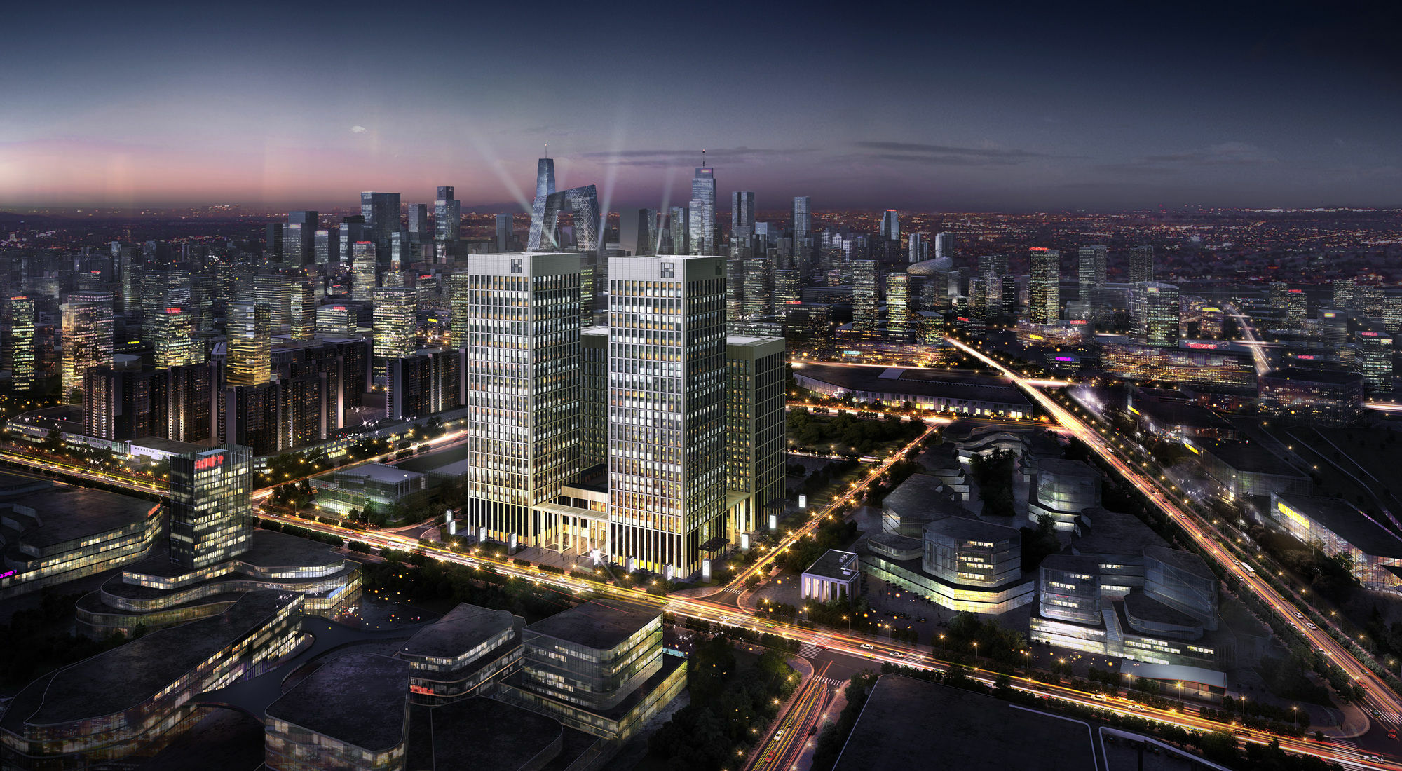 Oakwood Residence Damei Peking Exterior foto
